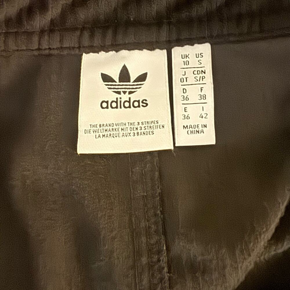 Adidas Originals Corduroy Dress Women's Size S Black Overall Dress - Picture 8 of 8